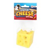 Jucarie antistres Cascaval cu 2 soriceii elastici, 5 cm Toi-Toys TT35098A BBJTT35098A_Initiala