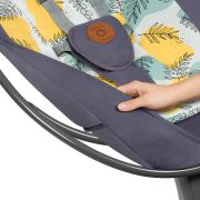 Lionelo - Balansoar si sezlong copii, Ralf, 2 in 1, Electric, Cu telecomanda si cablu USB, Cu miscare laterala de balansare si 5 niveluri diferite de viteza, Cu 12 melodii, Gri BYNLO-RALF_GREY_CONCRETE
