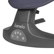 Lionelo - Balansoar si sezlong copii, Ralf, 2 in 1, Electric, Cu telecomanda si cablu USB, Cu miscare laterala de balansare si 5 niveluri diferite de viteza, Cu 12 melodii, Gri BYNLO-RALF_GREY_CONCRETE