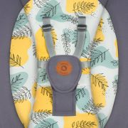 Lionelo - Balansoar si sezlong copii, Ralf, 2 in 1, Electric, Cu telecomanda si cablu USB, Cu miscare laterala de balansare si 5 niveluri diferite de viteza, Cu 12 melodii, Gri BYNLO-RALF_GREY_CONCRETE