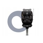 Lionelo - Scaun auto Antoon Plus, Pozitie de somn, Protectie laterala, Rotire 360 grade, 0-18 kg, Cu Isofix si picior de sustinere, Negru BYNLO-ANTOON_PLUS_BLACK_ONYX