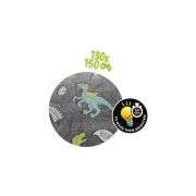 Paturica cu dinozauri fosforescenti,  130x150 cm Toi-Toys TT35562A BBJTT35562A_Gri