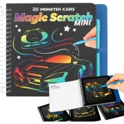 Carte Mini Magic Scratch Monster Cars Depesche PT12116 BBJPT12116_Initiala