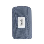Lionelo - Paturica multifunctionala de infasat, Din bambus, 100x75 cm, Albastru BYNLO-BAMBOO_BLANKET_BLUE