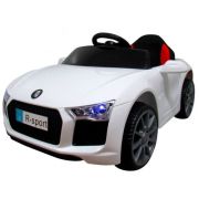 Masinuta electrica cu telecomanda, copii 1-4 ani, scaun din piele, cabrio b4 628 r-sport - alb  edeedi628alb