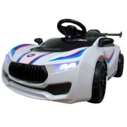 Masinuta electrica cu telecomanda cabrio b5 qd711 r-sport - alb edeediqd711alb