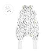 Sac De Dormit Cu Picioare, Bumbac Cu Umplutura 2.5 Tog, Tot Parcusul Anului, Eucalipt, Marimea S, 1-2 Ani - Babysteps Pjb7019