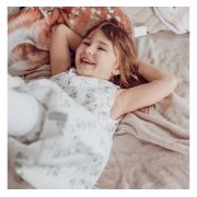 Sac De Dormit Cu Picioare, Bumbac Cu Umplutura 2.5 Tog, Tot Parcusul Anului, Eucalipt, Marimea S, 1-2 Ani - Babysteps Pjb7019