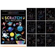 Set 9 planse razuibile Scratch ArtCards Bambinice BN047 BBJBN047_Spatiu