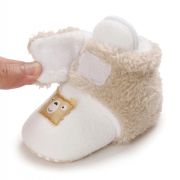 Cizmulite plusate alb cu crem pentru bebelusi - Teddy AMD27-1-sa6