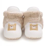 Cizmulite plusate alb cu crem pentru bebelusi - Teddy AMD27-1-sa6