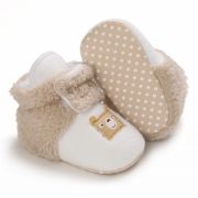 Cizmulite plusate alb cu crem pentru bebelusi - Teddy AMD27-1-sa6