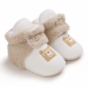 Cizmulite plusate alb cu crem pentru bebelusi - Teddy AMD27-1-sa6