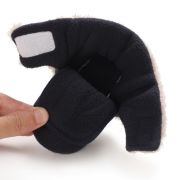 Cizmulite plusate negre cu crem pentru bebelusi - Teddy LID27-2-c6