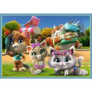PUZZLE TREFL 44 CATS 4IN1 ECHIPA PISICILOR VIV34612