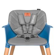 Lionelo - Scaun de masa din fag Koen, 2 in 1, Transformabil, Sustine 30 kg, 6 luni+, Albastru BYNLO-KOEN_BLUE_SKY