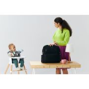 Lionelo - Scaun de masa din fag Koen, 2 in 1, Transformabil, Sustine 30 kg, 6 luni+, Gri BYNLO-KOEN_GREY_STONE