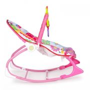 Balansoar cu vibratii 2 in 1 ecotoys 8617 - roz edeedi8617