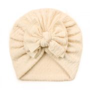 Caciulita tip turban cu model din tesatura si funda aplicata AMx-22032