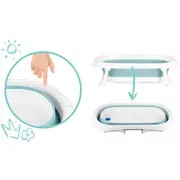Cadita de baie cu dop de scurgere ricokids rk-281 - albastru edeedi728101