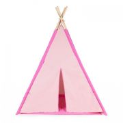 Cort indian teepee de joaca pentru copii, tip wigwam ecotoys - roz edeedi8194p