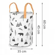 Cos mare pentru depozitarea jucariilor nukido - alb edeedi740224