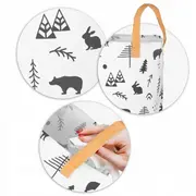 Cos mare pentru depozitarea jucariilor nukido - alb edeedi740224