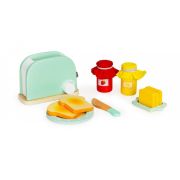 Prajitor de paine din lemn cu accesorii ecotoys hm200720 edeedihm200720