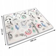 Salteluta de joaca 180 x 150 x 1.5 cm nukido nk-342 - bej edeedi734201