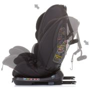 Scaun auto chipolino techno 0-36 kg ebony cu sistem isofix hubstkth02301eb