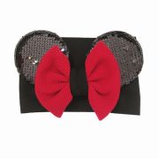 Bentita lata pentru fetite - Urechiuse cu paiete ADVCD-b021-be2