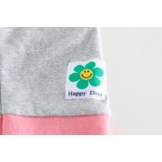 Compleu cu bluzita galbena pentru fetite - Pink flower LI1285-de5