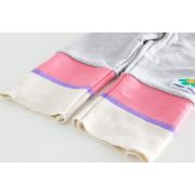 Compleu cu bluzita galbena pentru fetite - Pink flower LI1285-de5