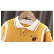 Compleu galben mustar pentru baietei - teddy (marime disponibila: 9-12 luni (marimea 20 incaltaminte)) md1394.9-12 luni (marimea 20 incaltaminte)