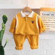Compleu galben mustar pentru baietei - teddy (marime disponibila: 9-12 luni (marimea 20 incaltaminte)) md1394.9-12 luni (marimea 20 incaltaminte)