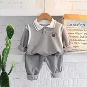 Compleu gri pentru baietei - teddy (marime disponibila: 2 ani) mb1395.2 ani