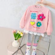 Compleu pentru fetite - Pink flower LI1283-de5