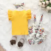 Costumas cu bluzita galbena si pantalonasi bufanti (marime disponibila: 9-12 luni (marimea 20 incaltaminte)) mbrz226-1-de2.9-12 luni (marimea 20 incaltaminte)