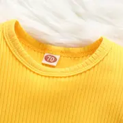 Costumas cu bluzita galbena si pantalonasi bufanti (marime disponibila: 9-12 luni (marimea 20 incaltaminte)) mbrz226-1-de2.9-12 luni (marimea 20 incaltaminte)