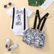 Costumas cu body pentru baietei - first dino (marime disponibila: 9-12 luni (marimea 20 incaltaminte)) mdt0032.9-12 luni (marimea 20 incaltaminte)