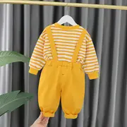 Salopeta galben mustar pentru baietei - Lion LI1324-de5