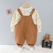 Salopeta maro pentru baietei - like you (marime disponibila: 9-12 luni (marimea 20 incaltaminte)) li1281-de5.9-12 luni (marimea 20 incaltaminte)