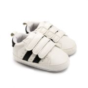 Adidasi albi cu dungi negre - white (marime disponibila: 6-9 luni (marimea 19 incaltaminte)) mbd9802-3-ac40.6-9 luni (marimea 19 incaltaminte)