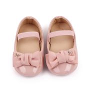 Pantofiori cu fundita, roz, din lac MDD2778-2-p24