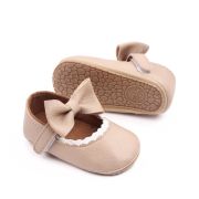 Pantofiori crem cu margine alba pentru fetite (marime disponibila: 9-12 luni (marimea 20 incaltaminte)) mbd2766-3-p01.9-12 luni (marimea 20 incaltaminte)