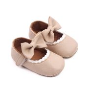 Pantofiori crem cu margine alba pentru fetite (marime disponibila: 9-12 luni (marimea 20 incaltaminte)) mbd2766-3-p01.9-12 luni (marimea 20 incaltaminte)