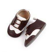Pantofiori eleganti maro cu insertie alba MBd2805-1-p29