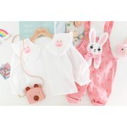 Salopeta roz cu buline - Bunny AM1303-de5