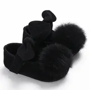 Balerini bebelus cu pampon (Culoare: Rosu, Marime: 3) JEM3drl1275