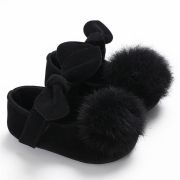Balerini bebelus cu pampon (Culoare: Roz, Marime: 3) JEM3drl1276